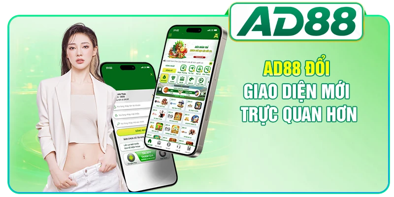 AD88 đổi giao diện mới trực quan hơn