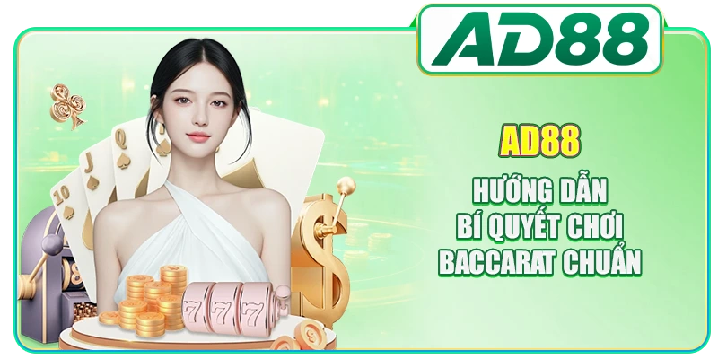 AD88 hướng dẫn bí quyết chơi Baccarat chuẩn