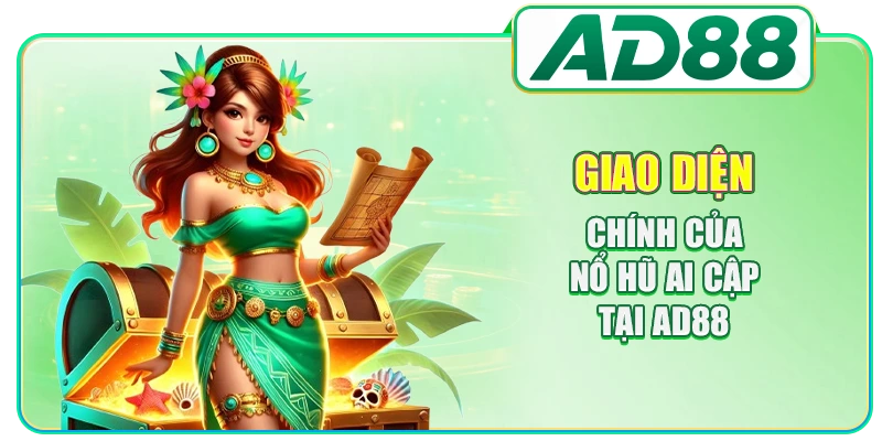 Giao diện chính của nổ hũ Ai Cập tại AD88