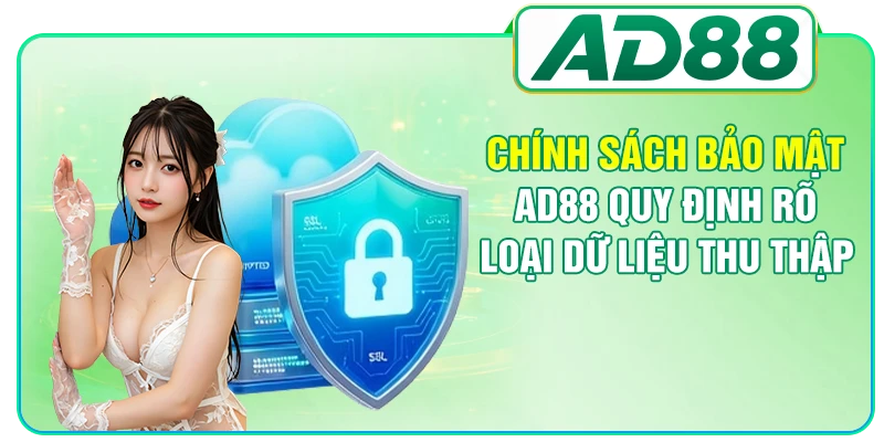 Chính sách bảo mật AD88 quy định rõ loại dữ liệu thu thập