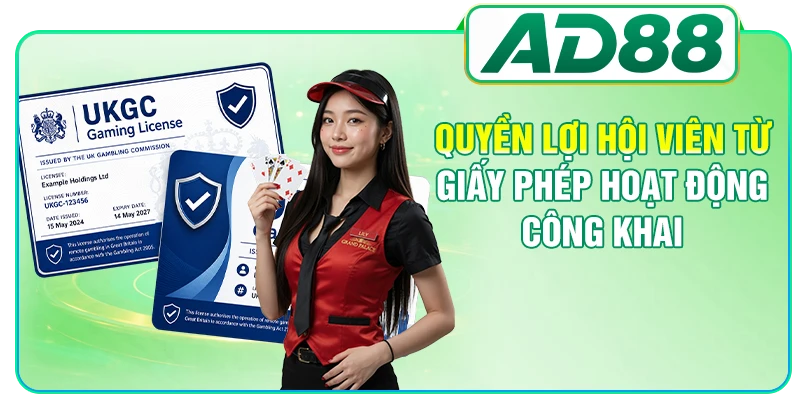 Quyền lợi hội viên từ giấy phép hoạt động công khai